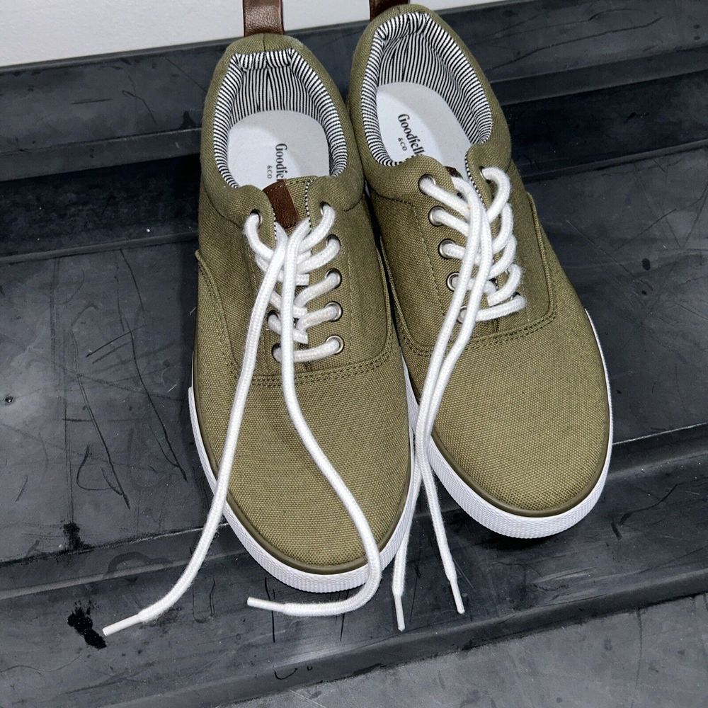 Goodfellow & Co Men's Brady‎ Canvas Lace Up Tennis Shoes - Size 7  NEW
